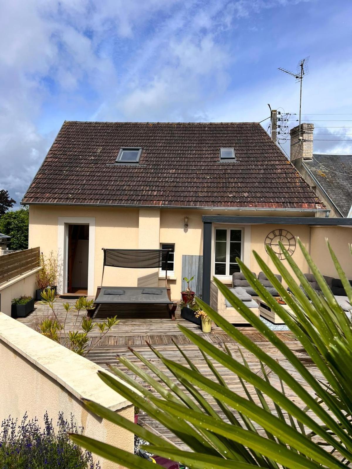 Les Palmiers Bed & Breakfast Bayeux Dış mekan fotoğraf
